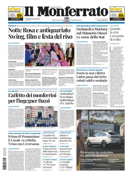 Il Monferrato - Edizione 66 del 08/09/2023